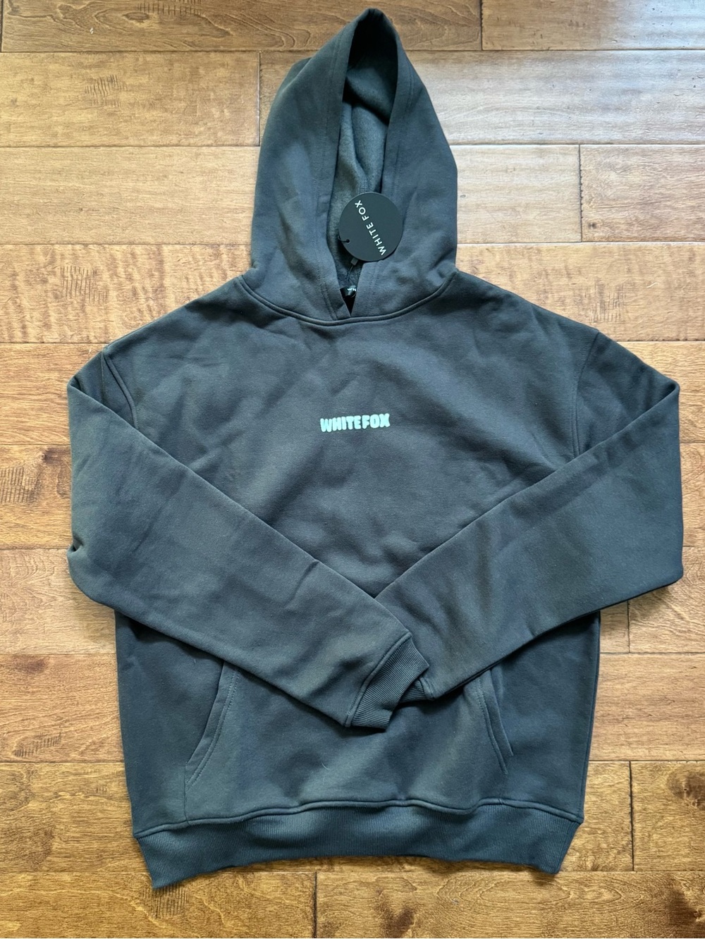 NWT White Fox Boutique Gray Hoodie M/L - Picture 5 of 11